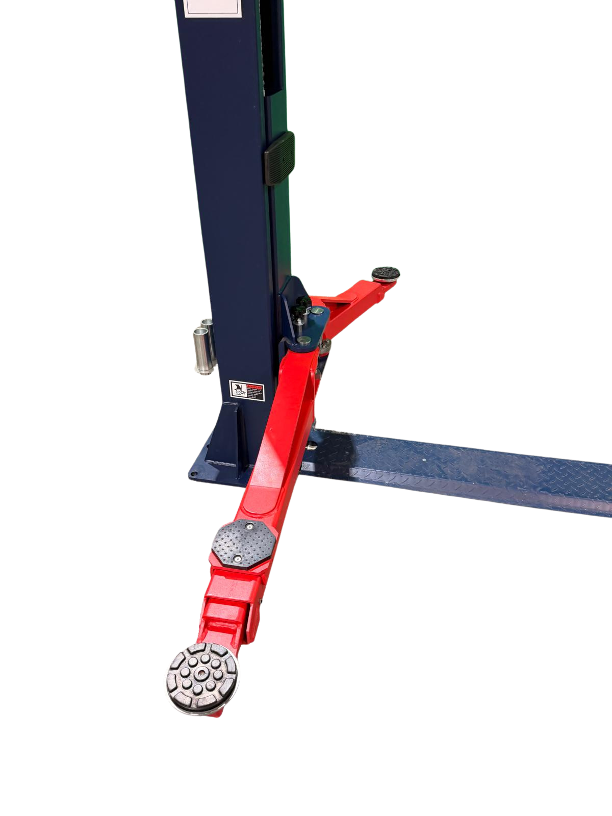 9,000 Lbs 2-Post Lift - Floor Plate Asymmetric Arms - Image 5