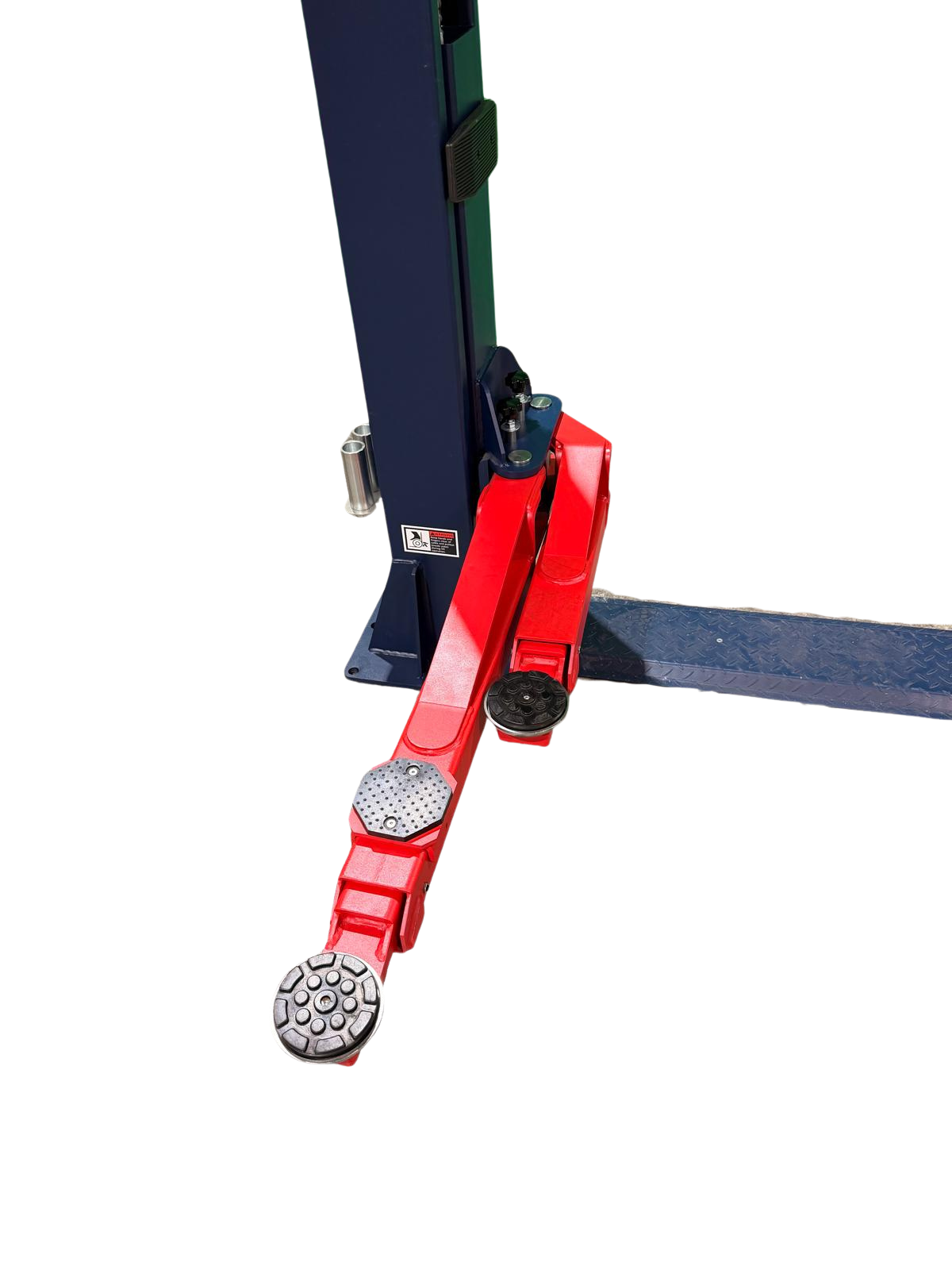 9,000 Lbs 2-Post Lift - Floor Plate Asymmetric Arms - Image 4