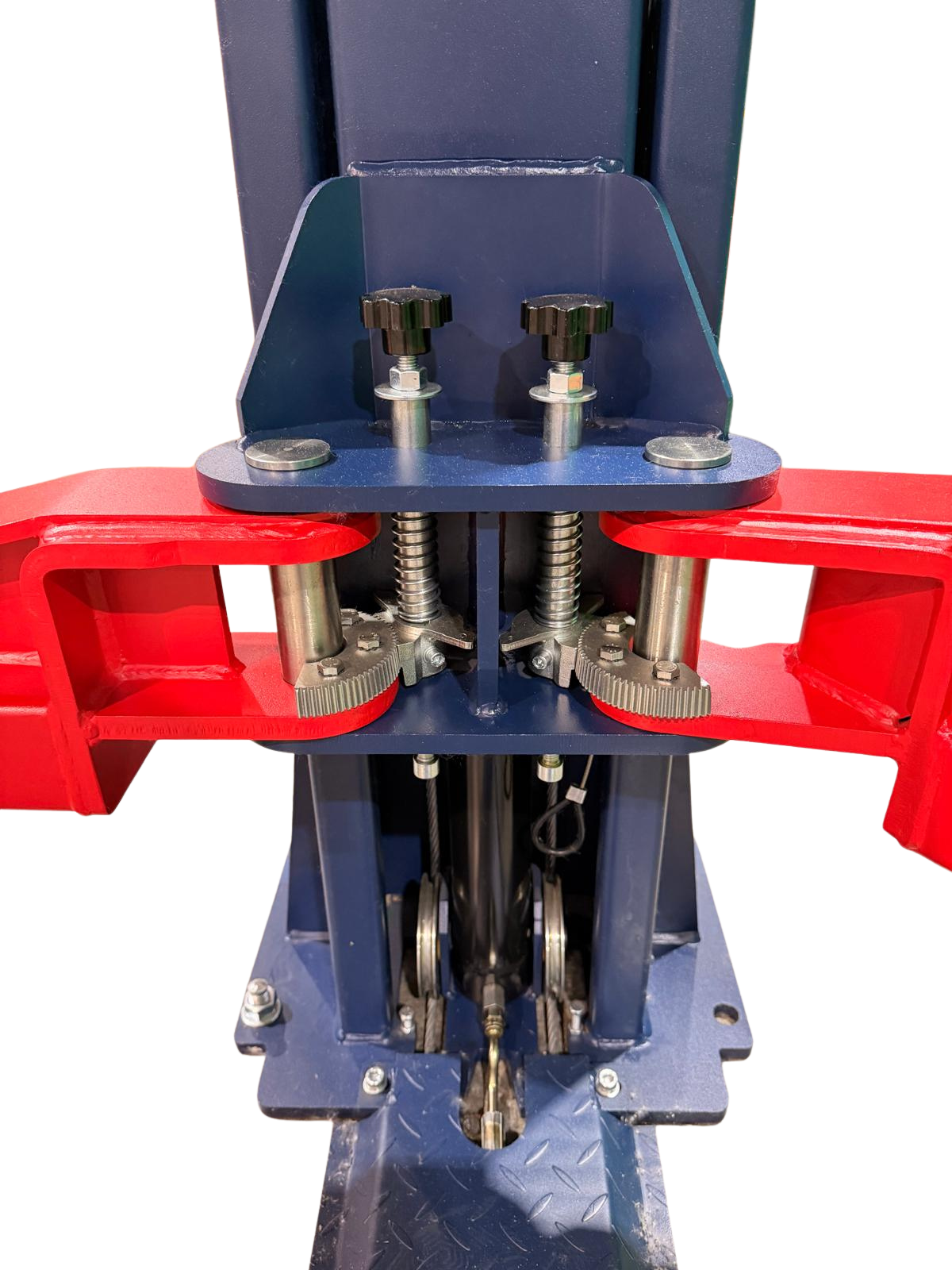 9,000 Lbs 2-Post Lift - Floor Plate Asymmetric Arms - Image 8