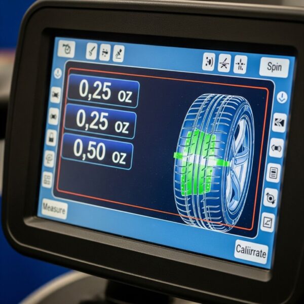 tire balancer calibration