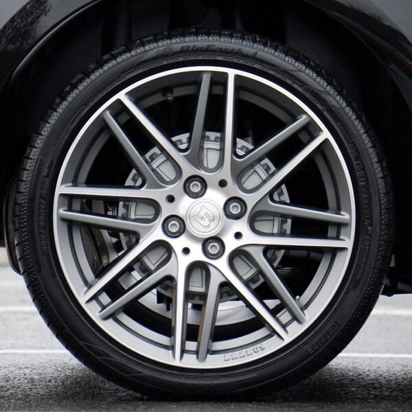 wheel on a car
