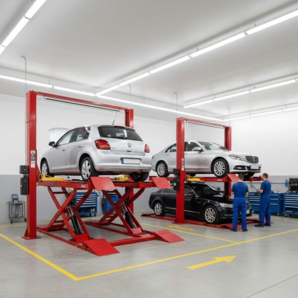 two car lifts
