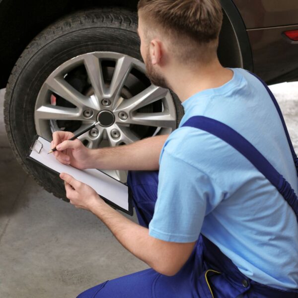 Looking at car tires